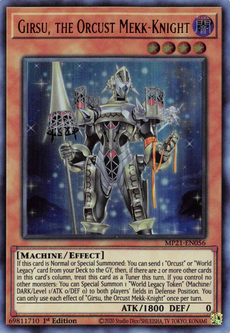 Girsu, the Orcust Mekk-Knight [MP21-EN056] Ultra Rare - POKÉ JEUX