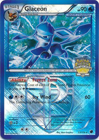 Glaceon (23/116) (City Championship Promo) [Black & White: Plasma Freeze] - POKÉ JEUX