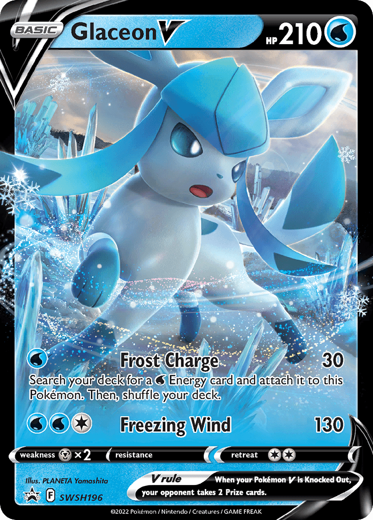 Glaceon V (SWSH196) [Sword & Shield: Black Star Promos] - POKÉ JEUX