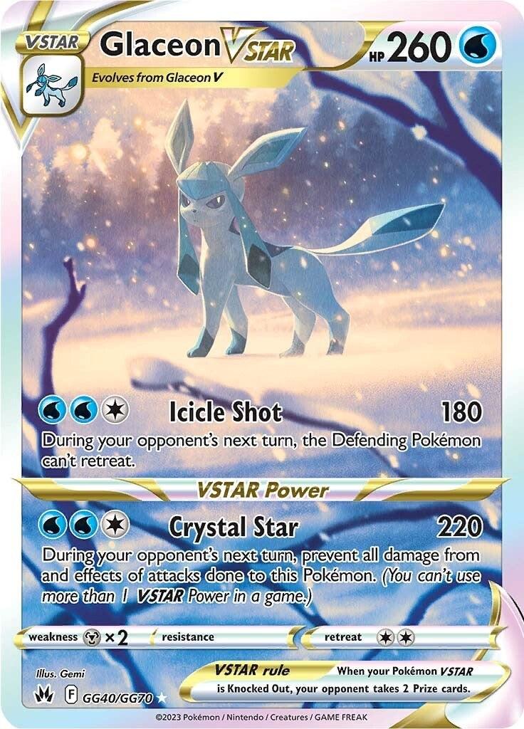 Glaceon VSTAR (GG40/GG70) [Sword & Shield: Crown Zenith] - POKÉ JEUX