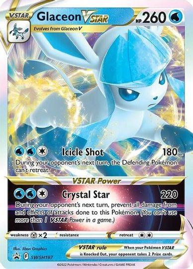 Glaceon VSTAR (SWSH197) (Jumbo Card) [Sword & Shield: Black Star Promos] - POKÉ JEUX