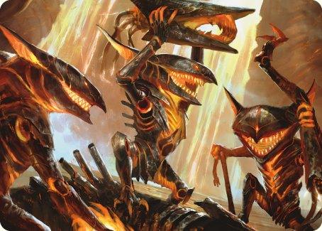 Gleeful Demolition Art Card [Phyrexia: All Will Be One Art Series] - POKÉ JEUX