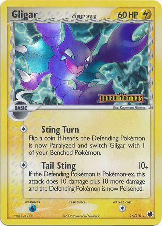 Gligar (16/101) (Delta Species) (Stamped) [EX: Dragon Frontiers] - POKÉ JEUX