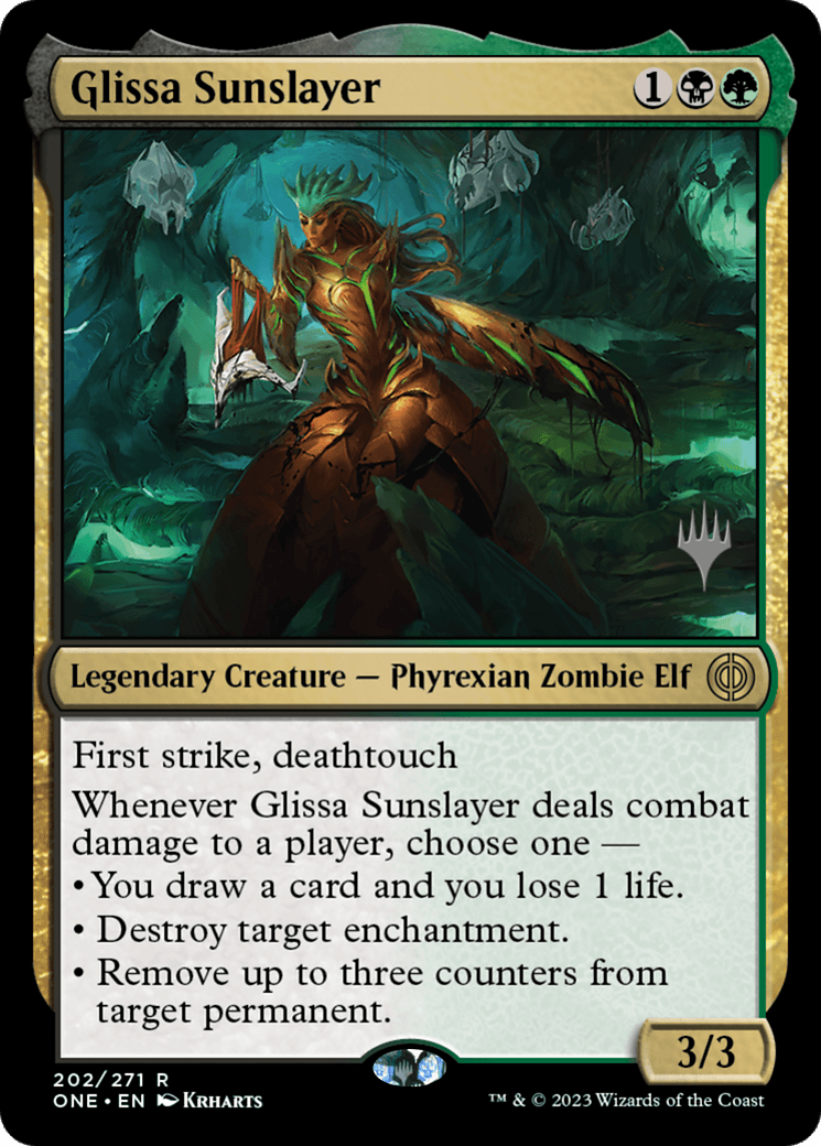 Glissa Sunslayer (Promo Pack) [Phyrexia: All Will Be One Promos] - POKÉ JEUX