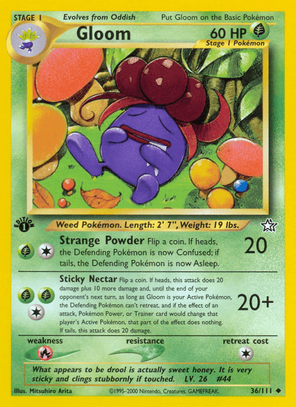 Gloom (36/111) [Neo Genesis 1st Edition] - POKÉ JEUX