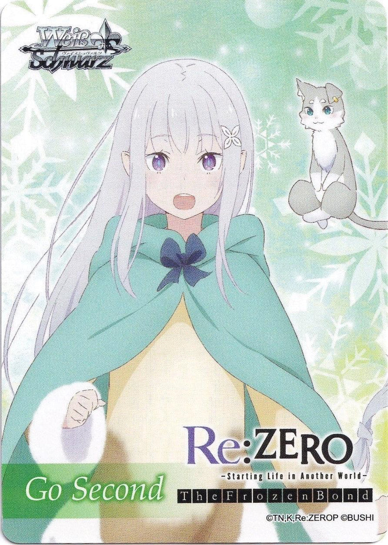 Go Second Card - Contractor and Spirit, Emilia & Puck [Re:ZERO: The Frozen Bond] - POKÉ JEUX