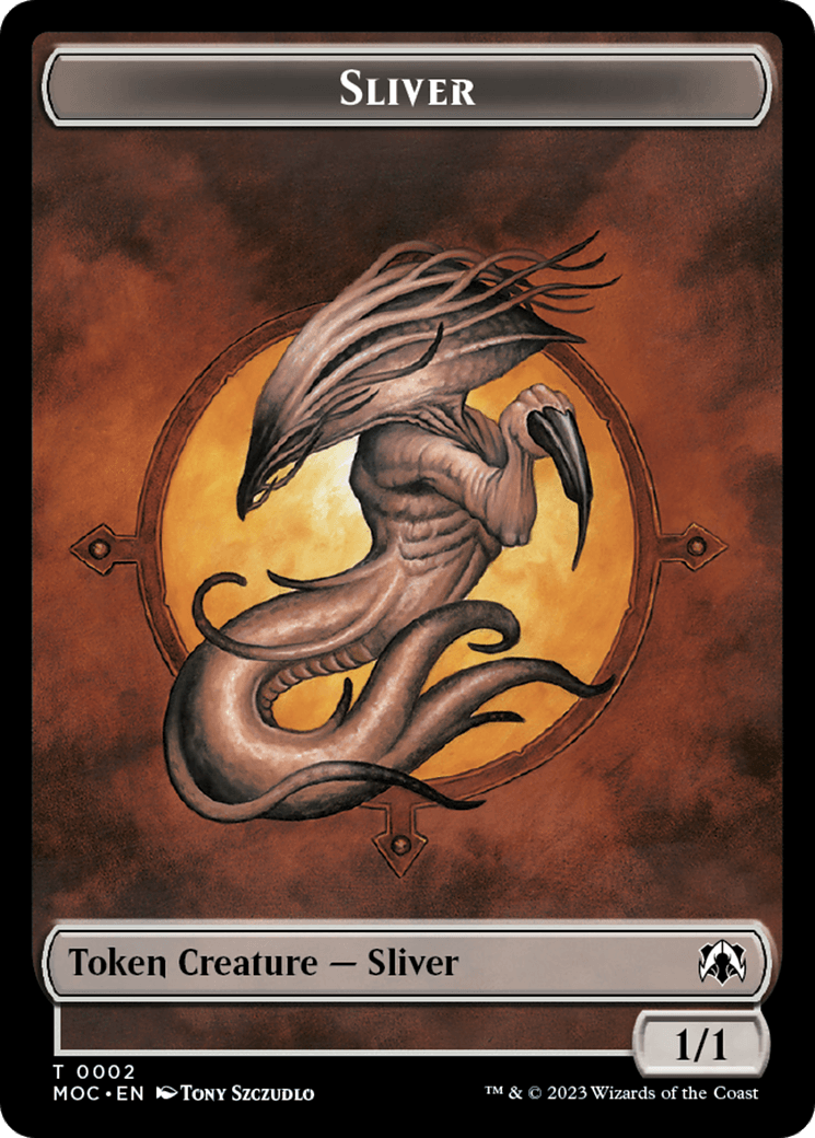 Goblin // Sliver Double-Sided Token [March of the Machine Commander Tokens] - POKÉ JEUX