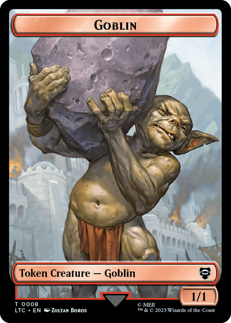 Goblin // Wraith Double-Sided Token [The Lord of the Rings: Tales of Middle-Earth Commander Tokens] - POKÉ JEUX