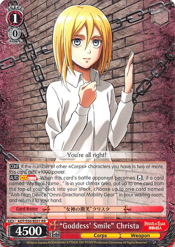 "Goddess' Smile" Christa (AOT/S50-E051 RR) [Attack on Titan Vol. 2] - POKÉ JEUX