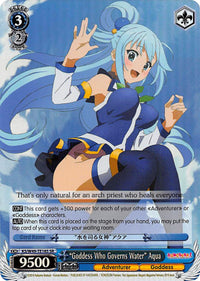 "Goddess Who Governs Water" Aqua (KS/W49-TE18S SR) [KonoSuba] - POKÉ JEUX