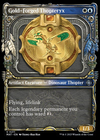 Gold-Forged Thopteryx (Showcase Halo Foil) [March of the Machine: The Aftermath] - POKÉ JEUX