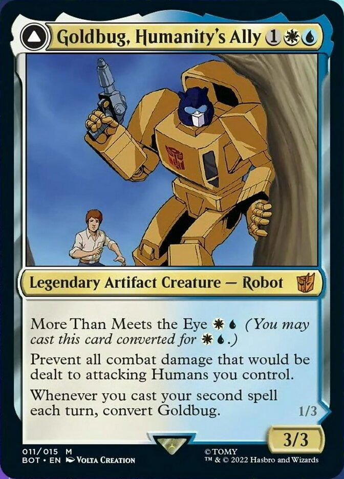 Goldbug, Humanity's Ally // Goldbug, Scrappy Scout [Transformers] - POKÉ JEUX