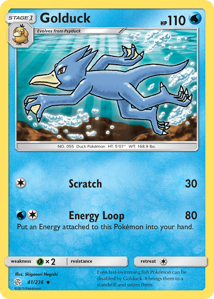 Golduck (41/236) [Sun & Moon: Cosmic Eclipse] - POKÉ JEUX