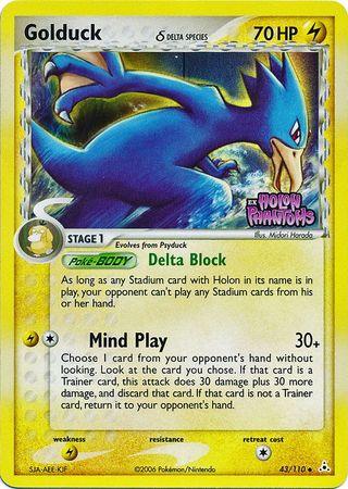 Golduck (43/110) (Delta Species) (Stamped) [EX: Holon Phantoms] - POKÉ JEUX