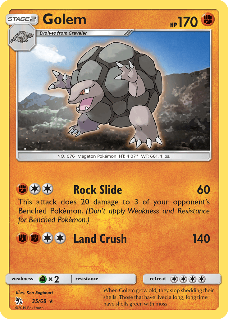 Golem (35/68) [Sun & Moon: Hidden Fates] - POKÉ JEUX