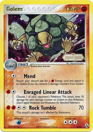 Golem (6/92) (Stamped) [EX: Legend Maker] - POKÉ JEUX