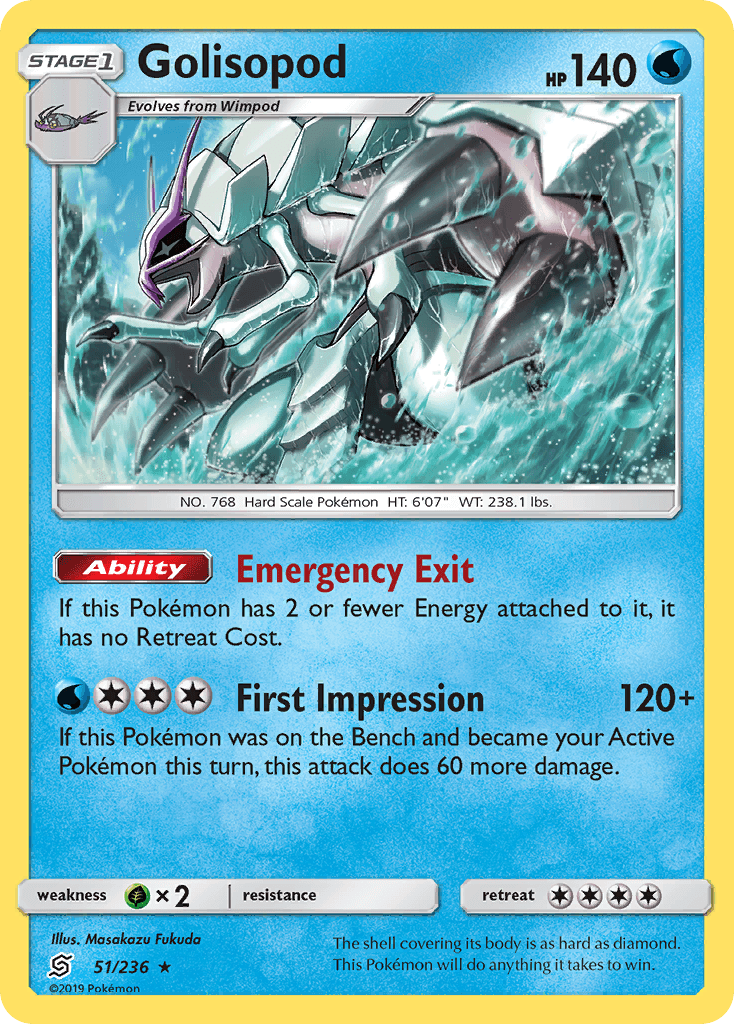 Golisopod (51/236) [Sun & Moon: Unified Minds] - POKÉ JEUX