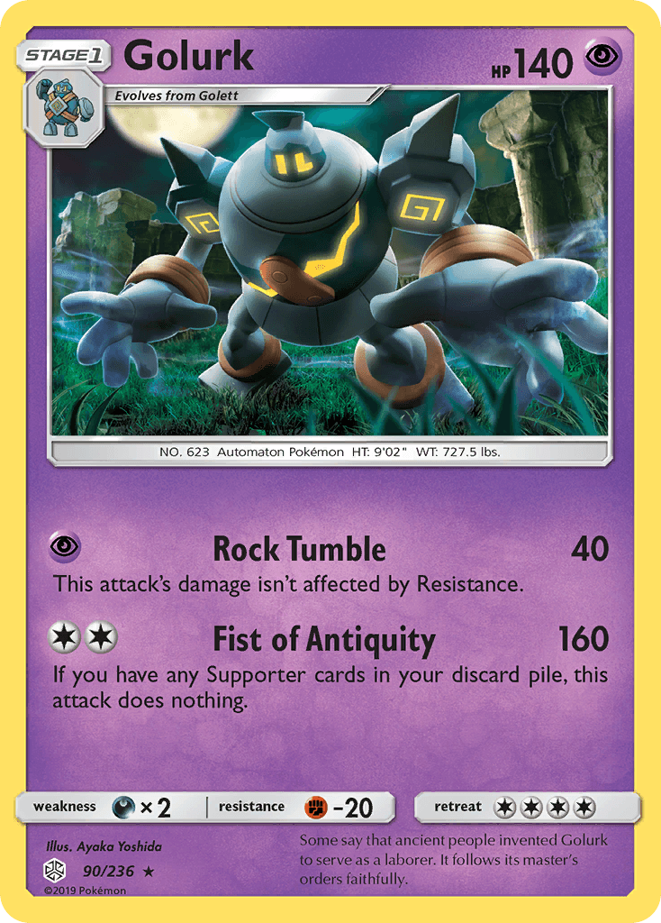 Golurk (90/236) [Sun & Moon: Cosmic Eclipse] - POKÉ JEUX