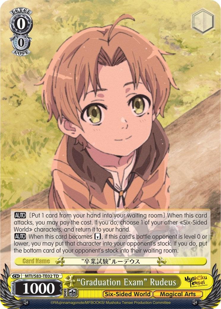 "Graduation Exam" Rudeus (MTI/S83-TE02 TD) [Mushoku Tensei: Jobless Reincarnation] - POKÉ JEUX