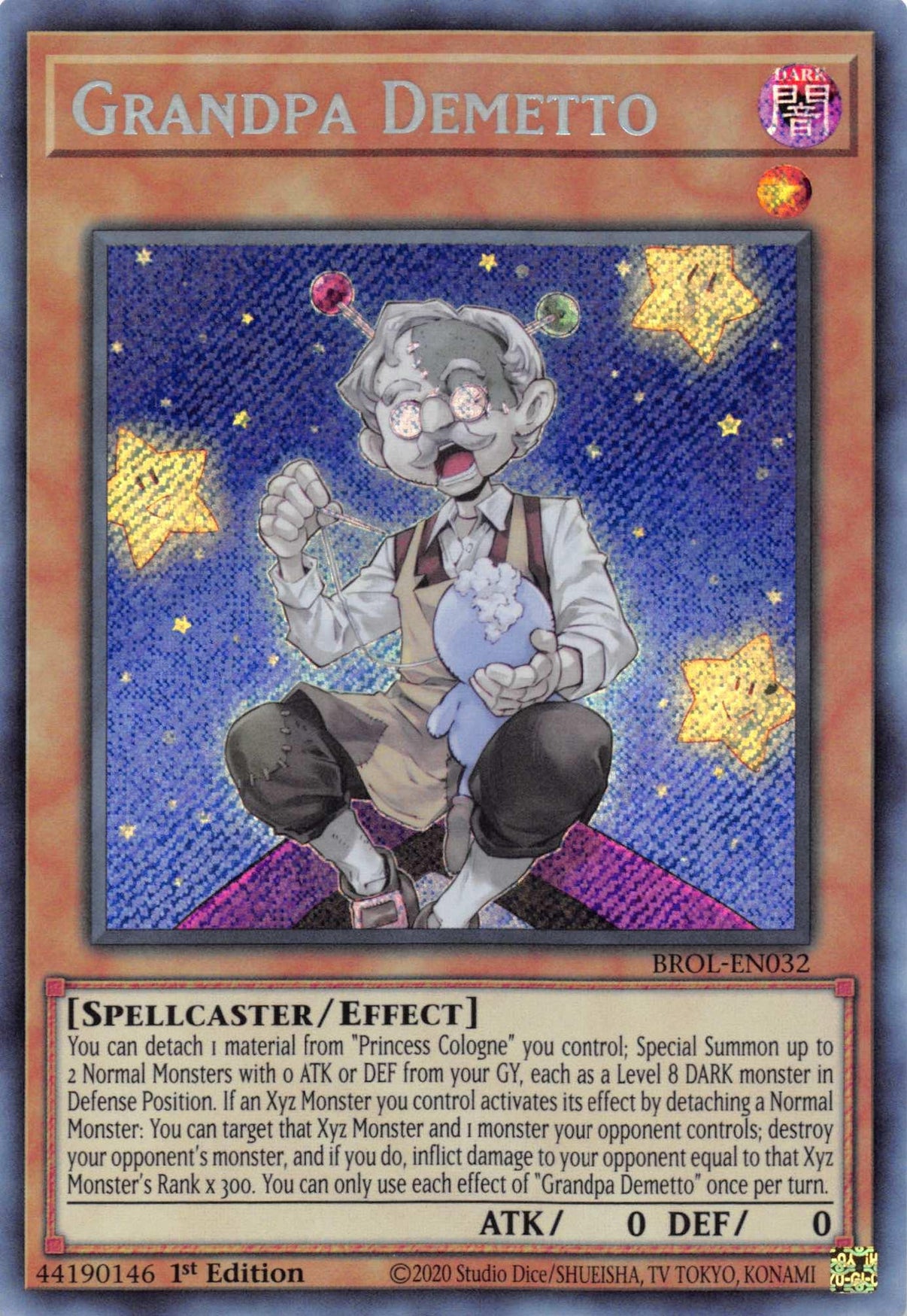 Grandpa Demetto [BROL-EN032] Secret Rare - POKÉ JEUX