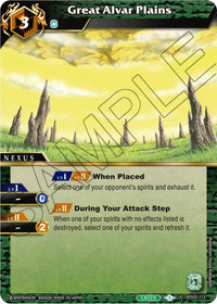 Great Alvar Plains (BSS02-112) [False Gods] - POKÉ JEUX