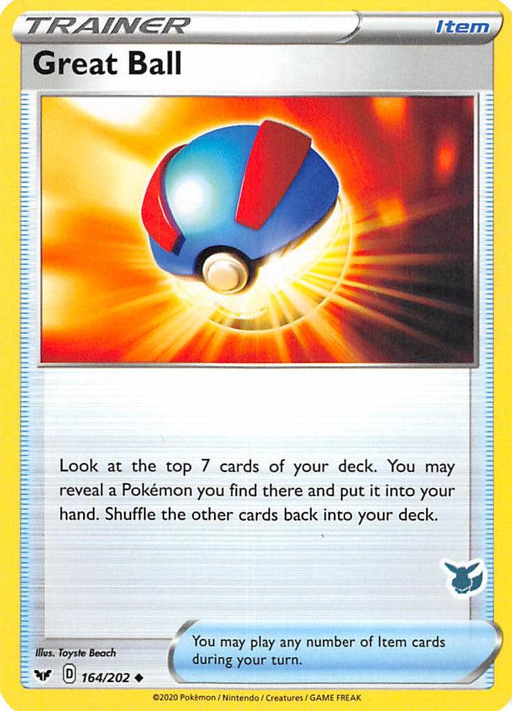 Great Ball (164/202) (Eevee Deck) [Battle Academy 2022] - POKÉ JEUX