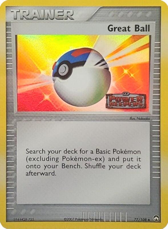 Great Ball (77/108) (Stamped) [EX: Power Keepers] - POKÉ JEUX