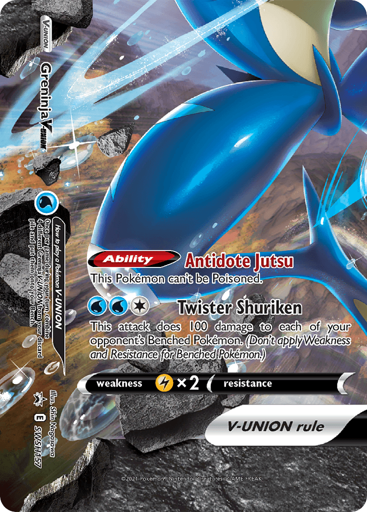 Greninja V-Union (SWSH157) [Sword & Shield: Black Star Promos] - POKÉ JEUX