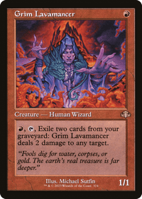 Grim Lavamancer (Retro) [Dominaria Remastered] - POKÉ JEUX