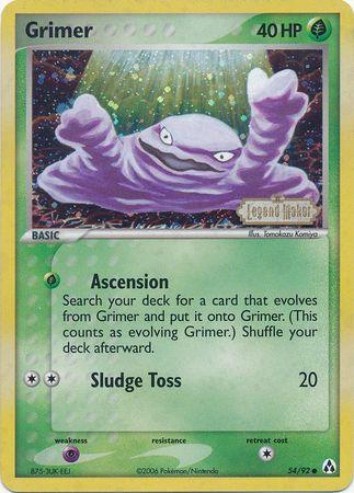 Grimer (54/92) (Stamped) [EX: Legend Maker] - POKÉ JEUX