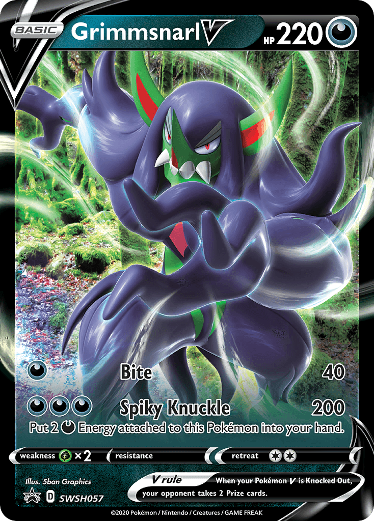 Grimmsnarl V (SWSH057) (Jumbo Card) [Sword & Shield: Black Star Promos] - POKÉ JEUX