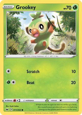 Grookey (011/202) (Premium Collection) [Sword & Shield: Base Set] - POKÉ JEUX