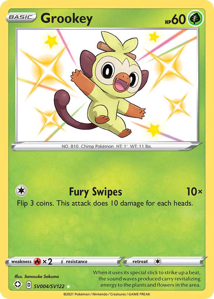 Grookey (SV004/SV122) [Sword & Shield: Shining Fates] - POKÉ JEUX