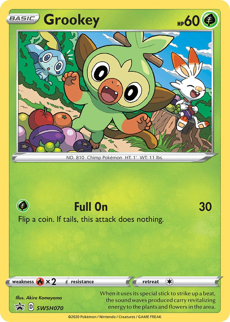 Grookey (SWSH070) [Sword & Shield: Black Star Promos] - POKÉ JEUX