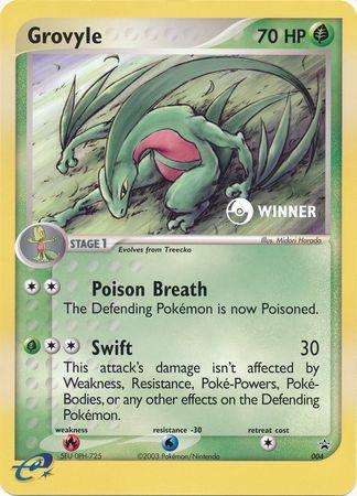 Grovyle (004) (Jumbo Card) [Nintendo: Black Star Promos] - POKÉ JEUX