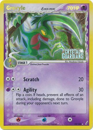 Grovyle (19/100) (Delta Species) (Stamped) [EX: Crystal Guardians] - POKÉ JEUX