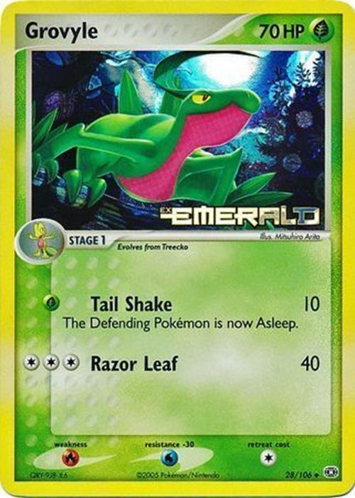 Grovyle (28/106) (Stamped) [EX: Emerald] - POKÉ JEUX