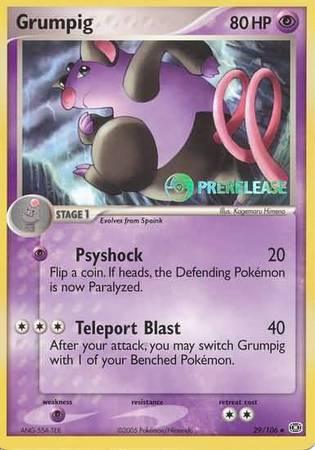 Grumpig (29/106) (Prerelease Promo) [Nintendo: Black Star Promos] - POKÉ JEUX