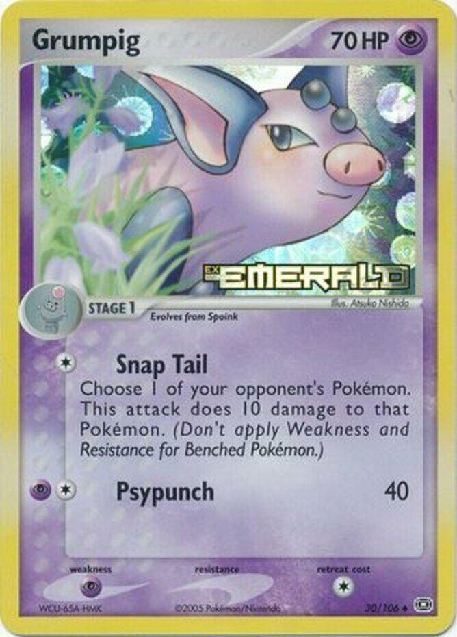 Grumpig (30/106) (Stamped) [EX: Emerald] - POKÉ JEUX