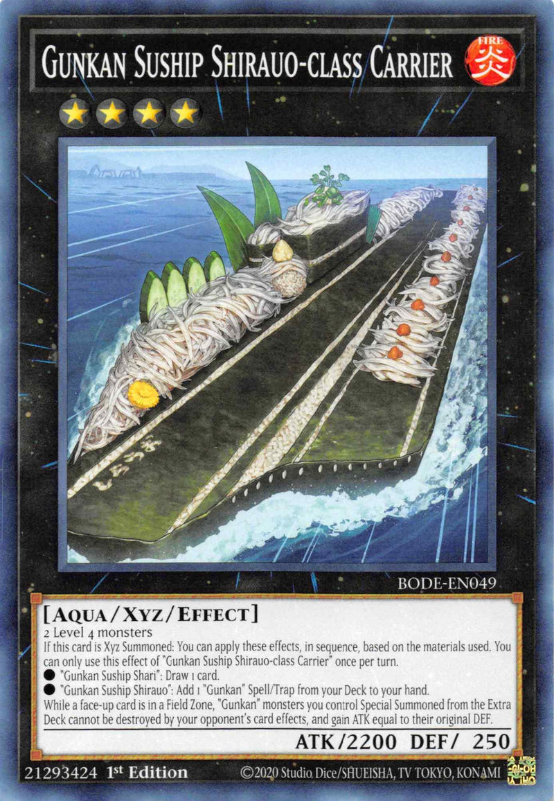 Gunkan Suship Shirauo-class Carrier [BODE-EN049] Common - POKÉ JEUX