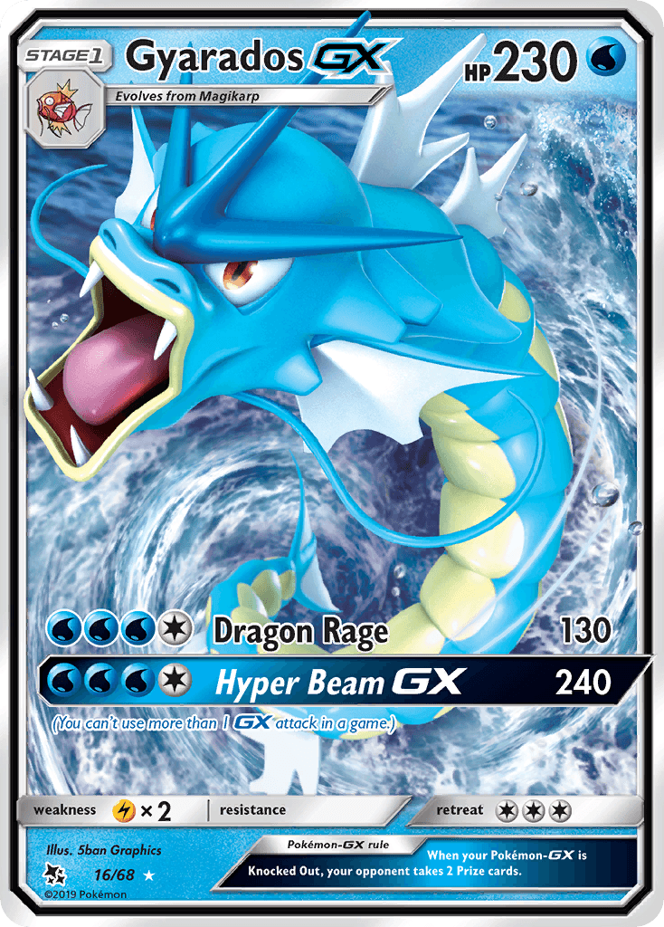 Gyarados GX (16/68) [Sun & Moon: Hidden Fates] - POKÉ JEUX