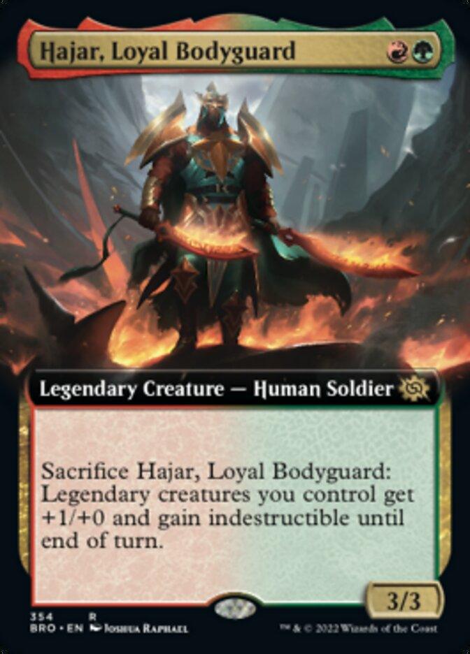 Hajar, Loyal Bodyguard (Extended Art) [The Brothers' War] - POKÉ JEUX