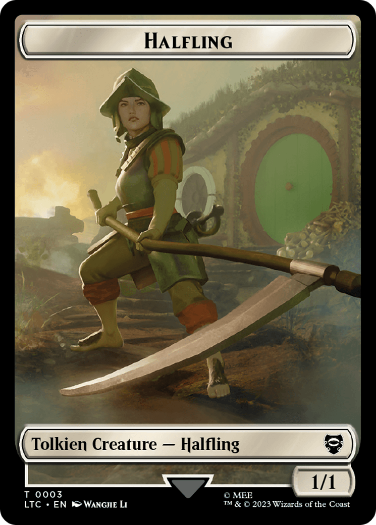 Halfling // Treasure Token [The Lord of the Rings: Tales of Middle-Earth Commander Tokens] - POKÉ JEUX