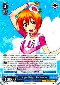 "Happy Maker!" Rin Hoshizora (LL/W34-E069 RR) [Love Live! Vol. 2] - POKÉ JEUX