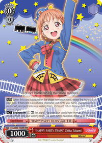 "HAPPY PARTY TRAIN" Chika Takami (LSS/W53-TE08R RRR) [Love Live! Sunshine!! Extra Booster] - POKÉ JEUX