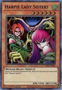 Harpie Lady Sisters (Green) [LDS2-EN065] Ultra Rare - POKÉ JEUX