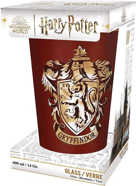 HARRY POTTER Large Glass 400ML Gryffindor - POKÉ JEUX - 3665361082613 - 3665361082613