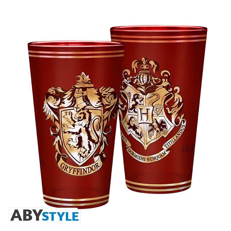 HARRY POTTER Large Glass 400ML Gryffindor - POKÉ JEUX - 3665361082613 - 3665361082613