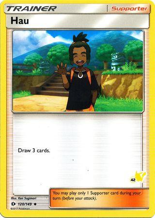 Hau (120/149) (Pikachu Stamp #42) [Battle Academy 2020] - POKÉ JEUX