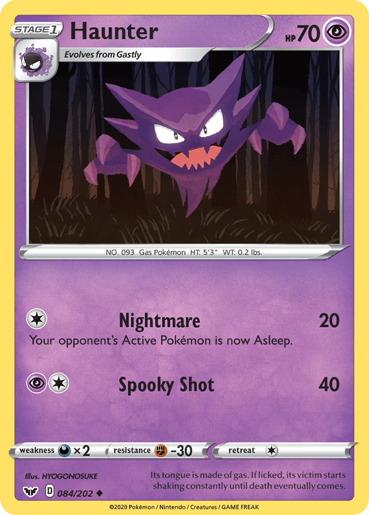 Haunter (084/202) [Sword & Shield: Base Set] - POKÉ JEUX